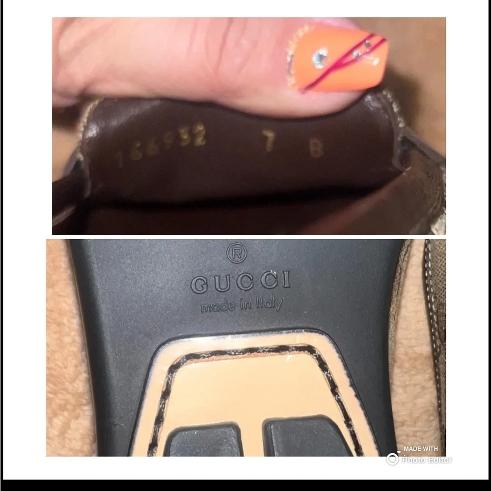 ♥️🥳♥️ BUNDLE- Gucci shoulder bag and Gucci shoes ( 7B ) - Picture 13 of 16